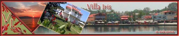 On Thassos, you will find Villa Iris in Skala Prinos